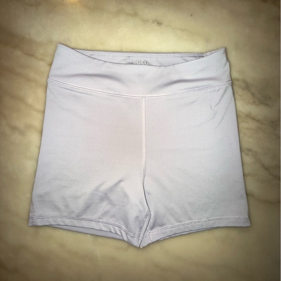 Polo Ralph Lauren PURPLE Girls Athletic Yoga Stretch Shorts, US large 12/14 - Picture 1 of 11